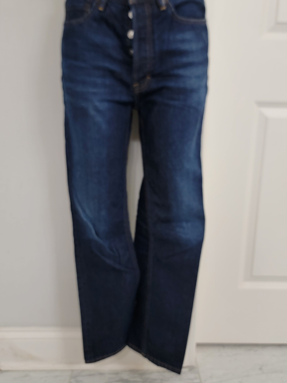 Acne Dark Indigo Bootcut Jeans